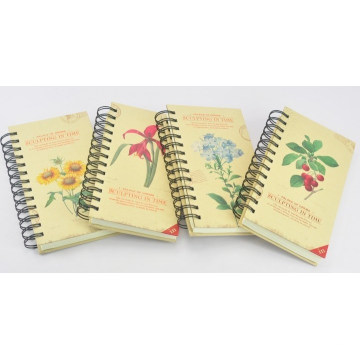 Caderno espiral com capa dura